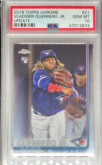 PSA 10 2019 Topps Chrome Vladimir Guerrero Jr Update #21