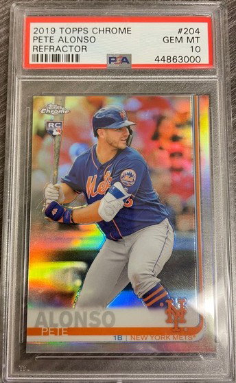 Pete Alonso Refractor PSA 10