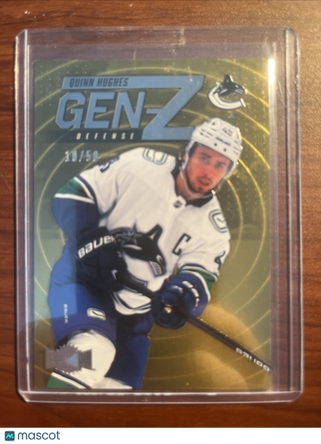 2024-25 Skybox Quinn Hughes #SS-22 Gold Insert