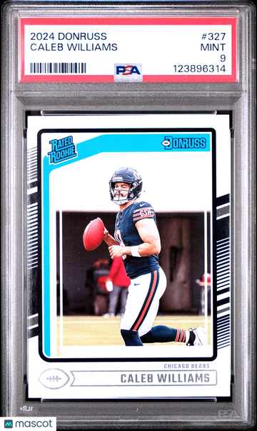 2024 Panini Donruss Caleb Williams #327 Rookie PSA 9