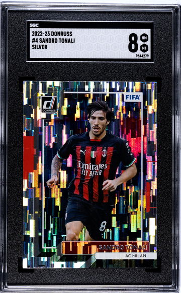2022-23 Donruss #4 Sandro Tonali Silver SGC 8