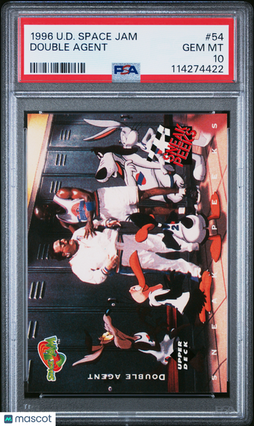 1996 Upper Deck Space Jam Double Agent #54 PSA 10