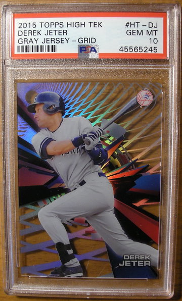 Derek Jeter 2015 Topps High Tek Grid PSA 10