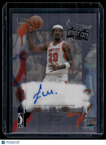 2024-25 Topps G League Basketball Emanuel Miller #AU-EM Topps