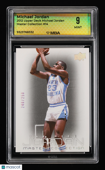 2012 Upper Deck Michael Jordan Master Collection Michael Jordan #14 MBA 9