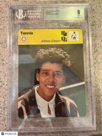 1977-79 Sportscaster Althea Gibson BGS 8