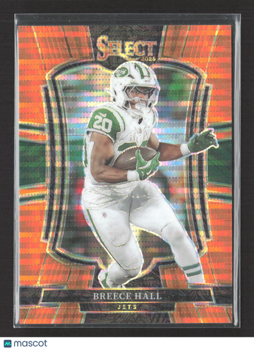 2026 Panini Select Prizm Breece Hall #175 Orange /9