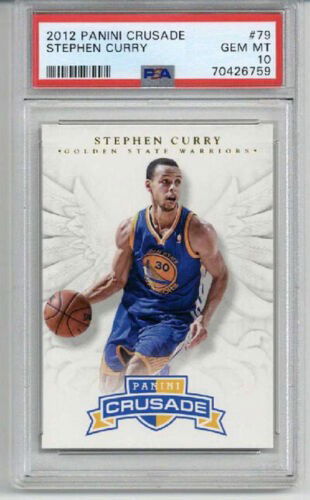 2012 PANINI CRUSADE #79 STEPHEN CURRY CARD GOLDEN STATE WARRIORS PSA 10 LOW POP