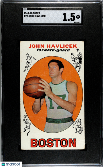 1969 Topps John Havlicek #20 SGC 1.5