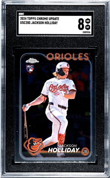 2024 Topps Chrome Update #USC200 Jackson Holliday SGC 8