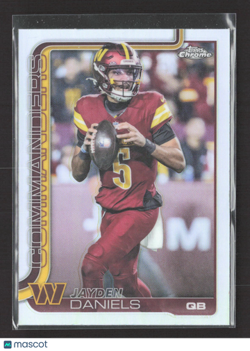 2025 Topps Chrome Jayden Daniels #295 Refractor