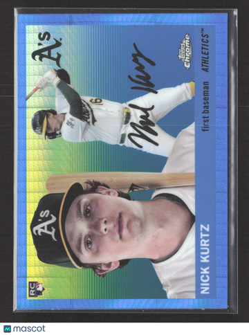 2025 Topps Chrome Nick Kurtz #254 Blue RC