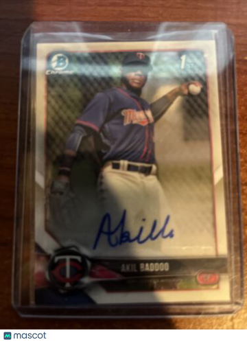 2018 Bowman Chrome Detroit Tigers Rookie