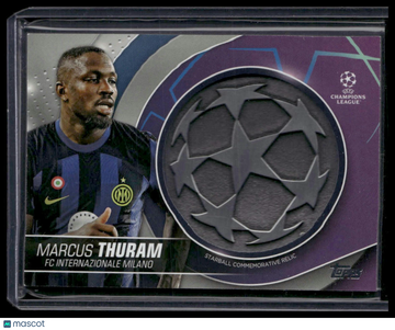 2023-24 Topps UEFA Club Competitions Marcus Thuram #SC-MT Starball Commemorative Relics