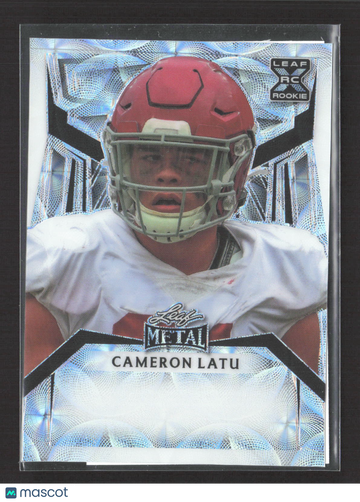 2023 Leaf Metal Draft Cameron Latu #BA-CL1 Unsigned Pre-Production Proof RC