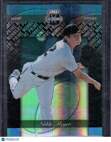 2023 Panini Elite Extra Edition Noble Meyer #51 Prime Numbers B SN