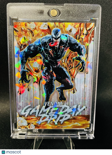 2026 Marvel Venom Cracked Ice Refractor Custom Made Spades Customs Trading Card