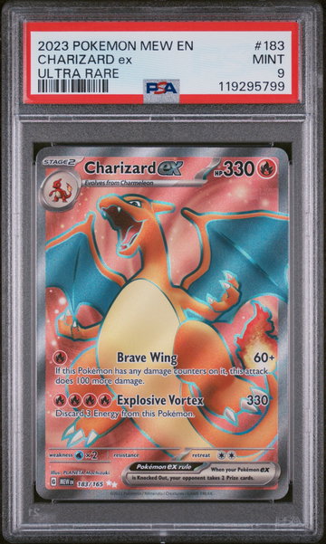 2023 Pokemon Scarlet and Violet 151 Ultra Rare Charizard Ex #183 PSA 9