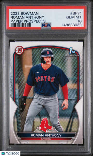 2023 Bowman Paper Prospects Roman Anthony #BP71 PSA 10
