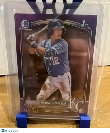 2025 Bowman - Chrome Prospects Purple Refractor Hyungchan Um #BCP-119