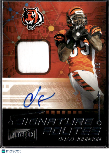 Chad Johnson 2021 Panini Playbook Signature Routes Jersey Patch Memorabilia Auto Cincinnati Bengals