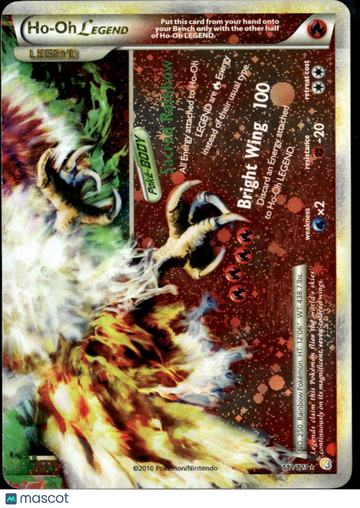 2014 HeartGold & SoulSilver Ho-Oh Legend Holo Rare #112/123