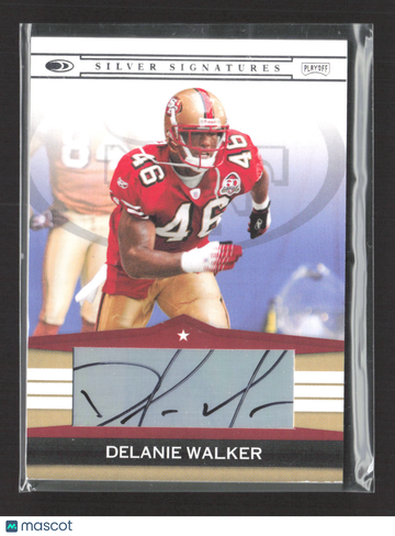 2008 Donruss Playoff Silver Signatures Delanie Walker #SS-DW