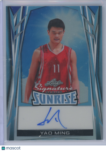 2025 Leaf Signature Series Sunrise Yao Ming #SR-YM1 /1