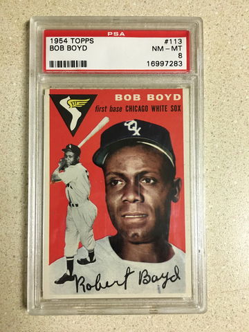 1954 Topps #113 Bob Boyd PSA 8 NM-MT WHITE SOX 
