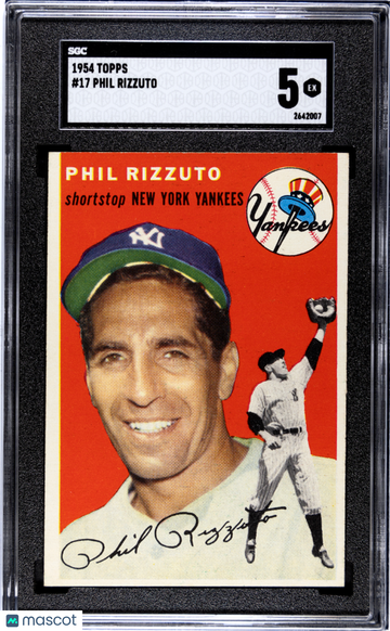 1954 Topps Phil Rizzuto #17 SGC 5