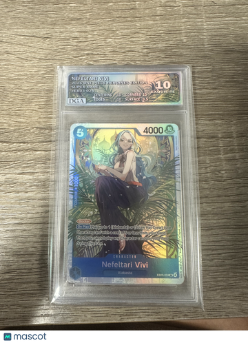 2023 One Piece Card Game Pillars of Strength Nefeltari Vivi Holo Super Rare Alternate Art