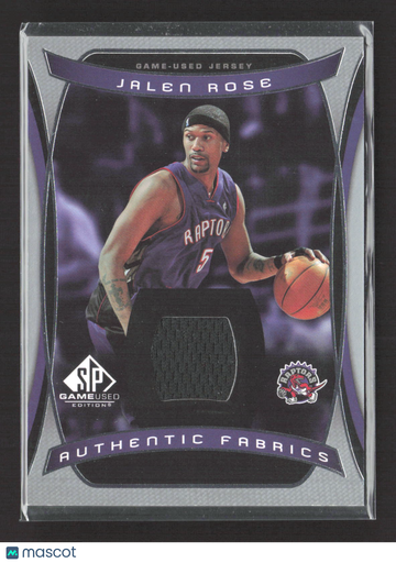2004 Upper Deck SP Game Used Edition Authentic Fabrics Jalen Rose #AF-JR Game-Used Jersey
