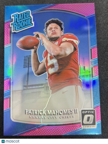 2017 Panini Donruss Optic Patrick Mahomes II #177 Pink