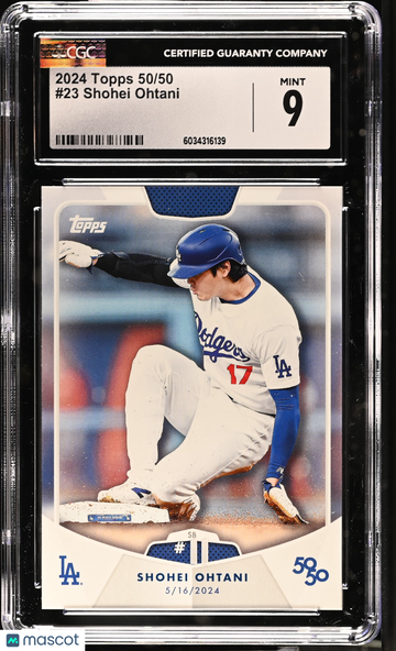 Shohei Ohtani 2024 Topps 50/50 #23- CGC 9