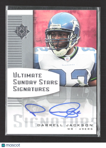 2007 Upper Deck Darrell Jackson #SS-DJ Auto