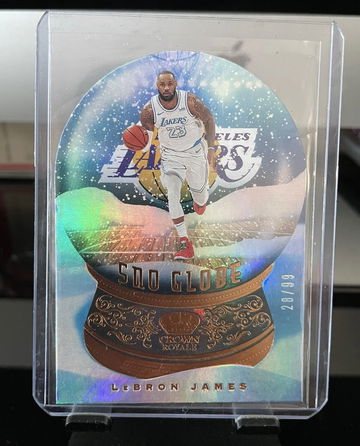 2020-21 Panini Crown Royale Lebron James Sno Globe /99 