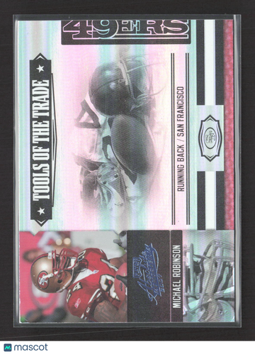 2007 Playoff Absolute Memorabilia Tools of the Trade Michael Robinson #TOT-110