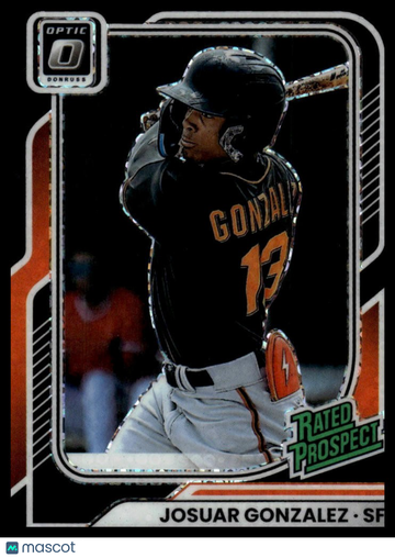 2026 Donruss Josuar Gonzalez #168 Optic Circles