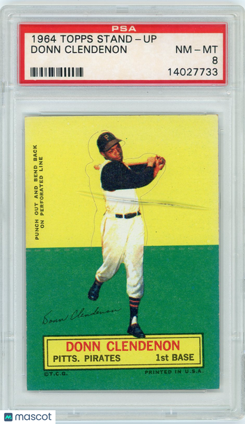 1964 Topps Stand-Up Donn Clendenon PSA 8