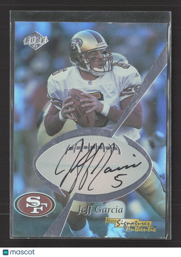 1999 Collector's Edge Pro Signatures Authentic Jeff Garcia 2063/2110