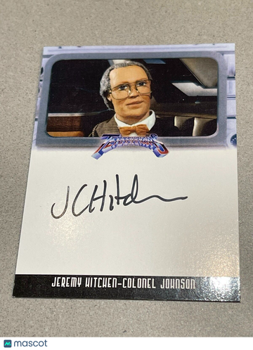2023 UNSTOPPABLE CARDS TERRAHAWKS JEREMY HITCHENHand Signed AUTO JH4