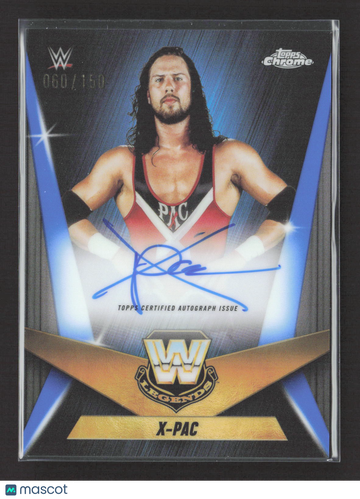 2025 Topps WWE Chrome Legends X-Pac #LCA-XP /150 Certified Autograph