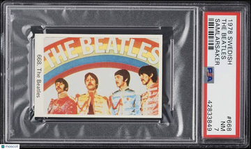1978 Swedish Samlarsaker The Beatles #668 PSA 7