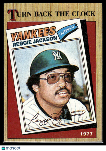 1987 Topps Reggie Jackson #312
