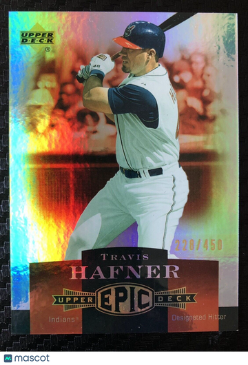 Travis Hafner 2006 Upper Deck #79 Epic #228/450 Cleveland Indians ⚾