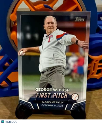 2024 Topps - First Pitch George W. Bush #FP-5
