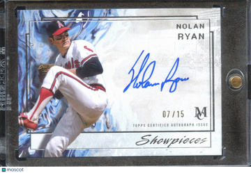 2025 Topps Museum Collection Showpieces Nolan Ryan #SA-NR /15