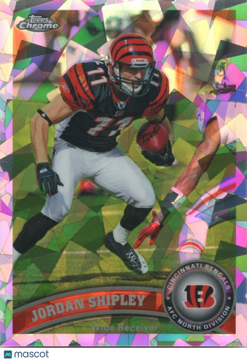 Jordan Shipley 2011 Topps Chrome Cincinnati Bengals