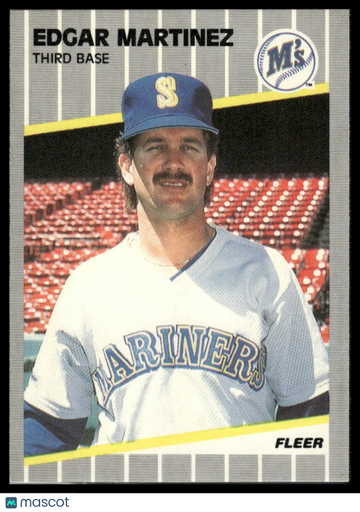 1989 Fleer Edgar Martinez #552