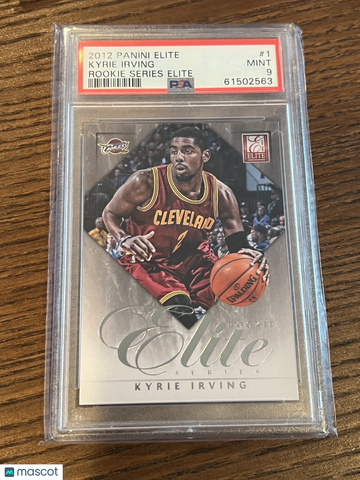 2012 Panini Elite Rookie Series Elite Kyrie Irving #1 Rookie Series Elite Rookie RC PSA 9